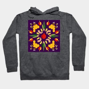 Yomim Noraim deep purple print Hoodie